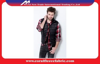 Front-Zip Packable Lightweight Quilted Mens Down Puffer Vest With Standing Collar