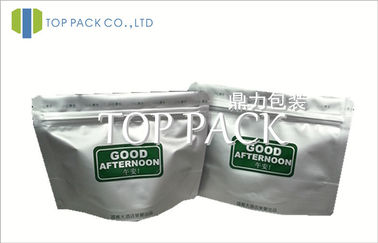 Nhôm lá mỏng đứng lên túi thực phẩm với Ziplock 80micron - 200micron