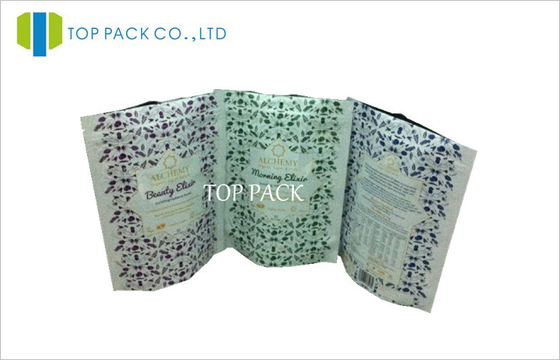 Màu xanh lá cây Alumimum Foil in ép túi với lót Ziplock cho bột thực phẩm