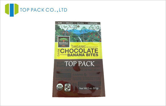 Ziplock in ép túi cấp thực phẩm, treo lỗ dưới mở