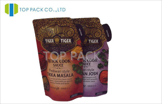 12C PET / PE Plastic Pouch Bao bì Tùy chỉnh In ấn Đối với Rogan Josh Sauce