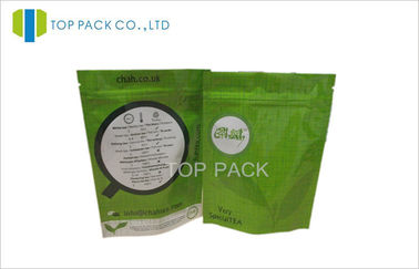 Trà xanh nhựa đứng lên túi 500 gram với đáy hình tam giác