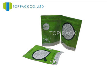 Trà xanh nhựa đứng lên túi 500 gram với đáy hình tam giác