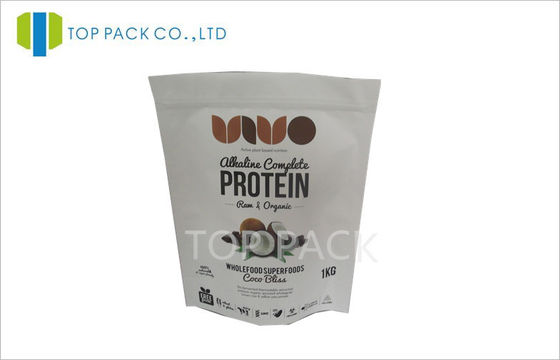 Đầy màu sắc tùy chỉnh nhựa đứng lên túi với Zip khóa cấp thực phẩm
