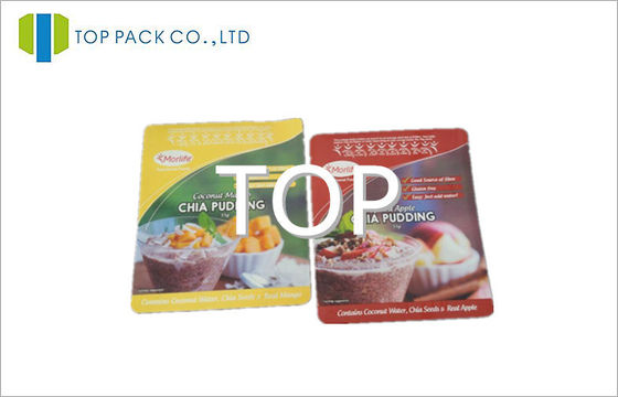Màu vàng / đỏ bóng kết thúc gia vị bao bì, PET / PE bánh mì bao bì cấp thực phẩm