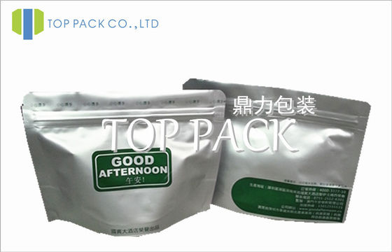 Nhôm lá mỏng đứng lên túi thực phẩm với Ziplock 80micron - 200micron
