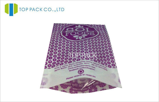 In ống đồng ép ép đứng lên túi bao bì thực phẩm dây kéo đơn