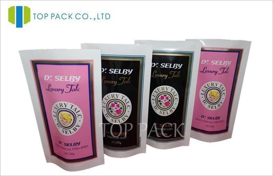 Thực phẩm trẻ em đứng lên túi đen / tím, bao bì thực phẩm Lamianted bao bì 500gram