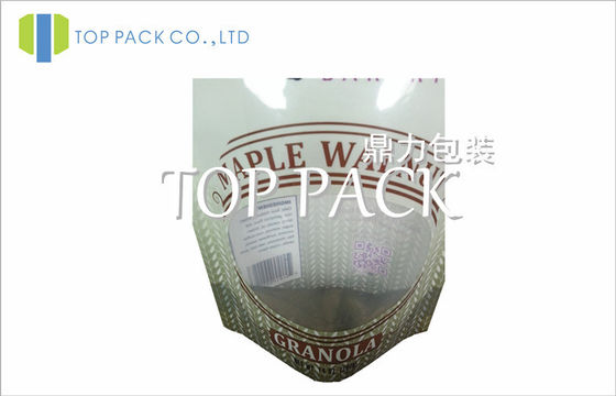 Zip Lock Stand Up Túi thực phẩm với Notch Tear, Blackberry túi nhựa