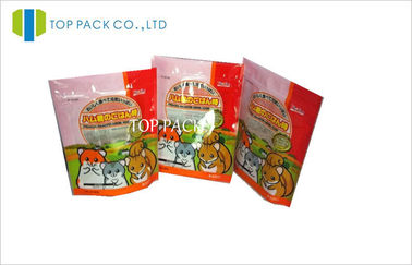Độ ẩm bằng chứng đầy màu sắc in đứng lên túi resealable zip nước mắt