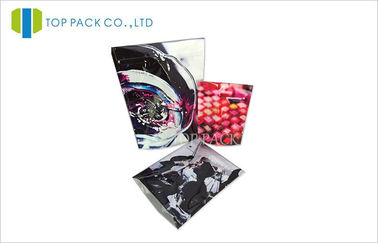 Đầy màu sắc in đứng lên túi cán lá nhựa Ziplock 120mic