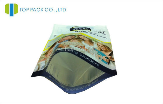 PET / PE in đứng lên túi in ống đồng cho bao bì thực phẩm