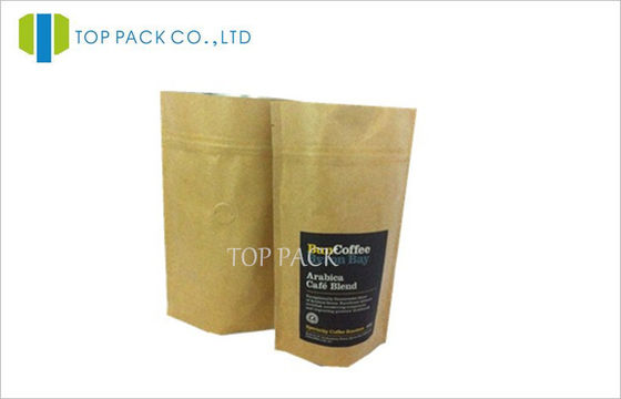 Linh hoạt nhựa in đứng lên túi giấy Kraft ép 3 lớp