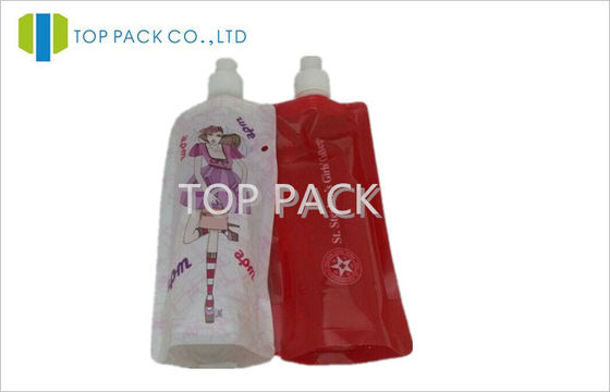 Có thể tái chế Stand Up Pouch với vòi, Pull Ring spout pouch bao bì