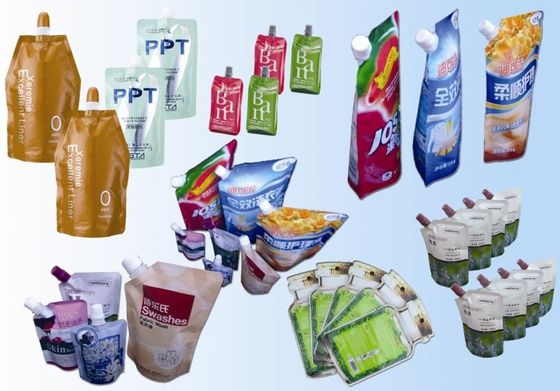 Túi nhiều lớp có vòi Đóng gói Túi Poly cho sữa đậu nành Đứng lên Túi có vòi