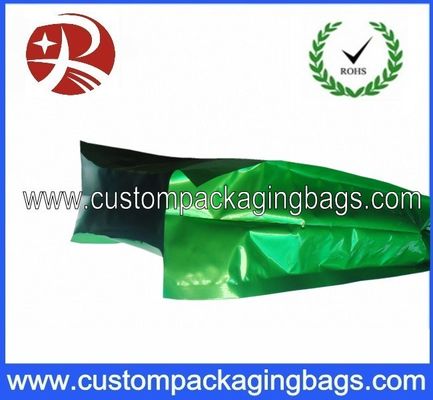 Green Side Gusset Aluminum Foil Coffee Packaging Bags with Hot Seal