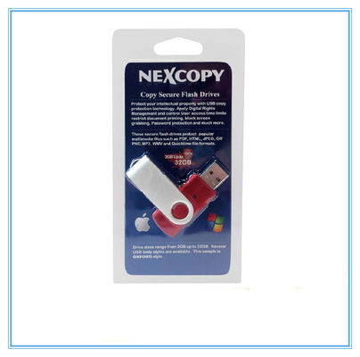 Bao bì thẻ USB PVC đầy màu sắc cho bao bì USB đơn