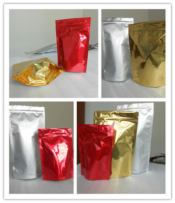 Khả năng chống đâm thủng cao In bóng sáng đứng lên Túi Gusset dưới cùng