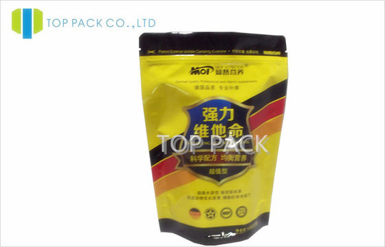 Nhiệt Seal Stand Up Pouch Bao bì Túi 120micron Đối với Pet Dinh dưỡng