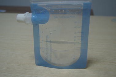 Bao bì túi đứng lên với đáy phẳng và khóa Zip