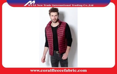 Front-Zip Packable Lightweight Quilted Mens Down Puffer Vest With Standing Collar