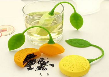 Heat Insulation Silicone Kitchen Tools Food Grade Silicone Tea Bag Of Lemon Shaped