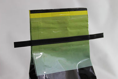 Glossy Black Tin Tie Side Gusset Túi bao bì cà phê In ống đồng