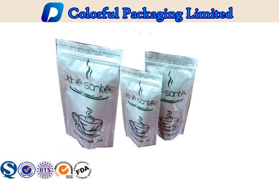 250g / 500g / 1kg Ziplock Aluminum Foil Stand up Pouch for Tea Packaging
