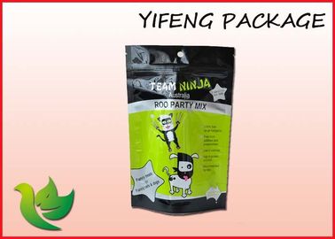 Dog Food Stand Up Pouch With Zipper / Stand Up Bag For Pet Food Packaging
