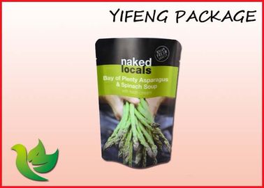 Chemical Fertilizer Plastic Stand Up Pouches With Zip Lock Customized Printed