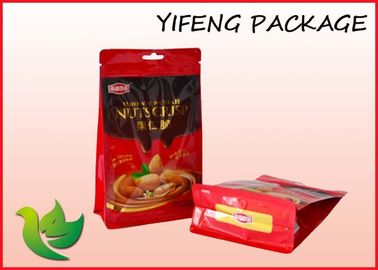Custom Design Side Gusset Flat Bottom Pouch With Zipper For Food Packaging