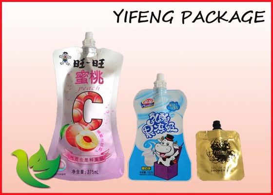 Doypack Aluminum Foil Spout Pouch With Center Spout For liquid 400ml