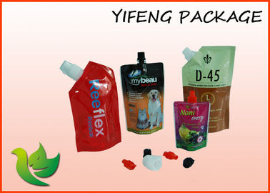 Custom Printed Spout Pouch Aluminum Foil Pet Food Flexible Packaging Bag