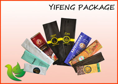 Aluminium Foil Coffee Packaging Bag With Valve and Zipper Top