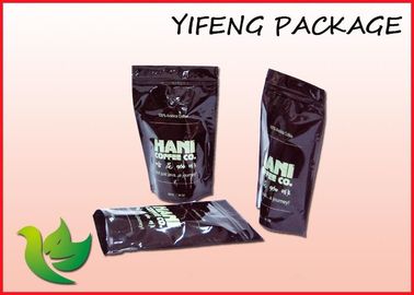 Aluminium Foil Coffee Packaging Bag With Valve and Zipper Top