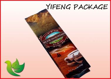 Glossy Finished Heat Sealing Coffee Packaging Bags With Valve