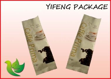 Glossy Finished Heat Sealing Coffee Packaging Bags With Valve