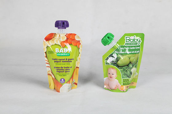 Resealable Stand Up Pouches Ziplock Packaging for Drinks , Water