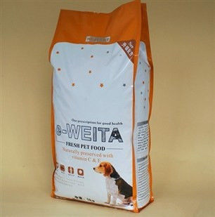 500 gram Doggie đứng lên Bao bì thực phẩm bằng nhựa có khóa kéo