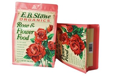 Custom Made Red / Blue Flat Bottom Pouch Dried Food​ Packaging