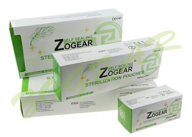EO & Steam Self Sealing Sterilization Pouch , 60g / Square Meter Sterilization Paper Bags