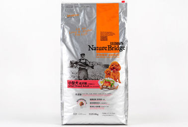 Eco Friendly Plastic Zipper Slider Bags Dry Pet Food Packaging